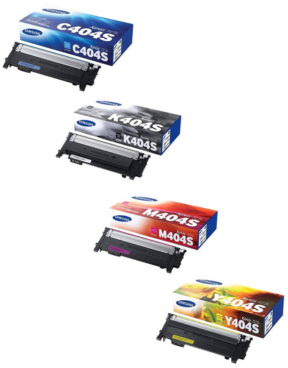 Samsung CLT-404S, CLT404S, 404s Value Pack Toner Set For Xpress SL-C430, SL-C480 Printers