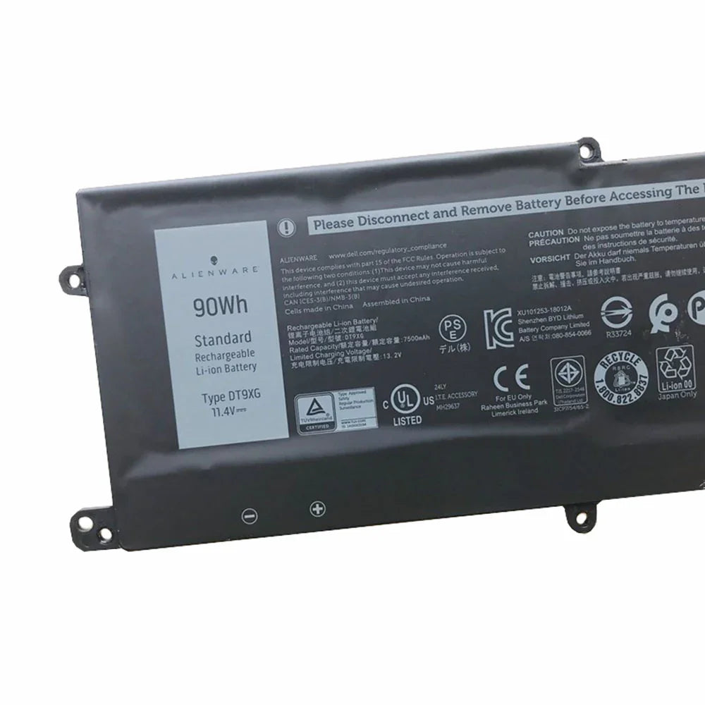Genuine 7PWKV Dell Alienware Area 51m ALWA51M DT9XG, ALWA51M-D1735DB Laptop battery - eBuy UAE