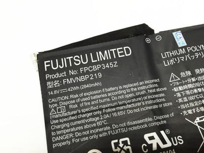 Original Fujitsu FMVNBP219 FPCBP345Z FPB0280 LifeBook UH572 UH552 Ultrabook 14.8V 42Wh 2840mAh Laptop Battery - eBuy UAE
