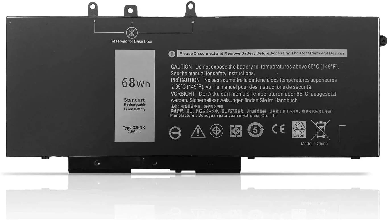 68WH GJKNX 93FTF Dell Latitude 5280 5288 5290 5480 5488 5490 Precision 15 3520 Mobile Workstation VG93N NY5PG WFWKK D4CMT 83XPC 4YFVG DJWGP DY9NT 5YHR4 Laptop Battery - eBuy UAE
