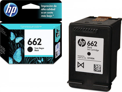 HP 662 Black CZ103AL Original Ink Advantage Cartridge