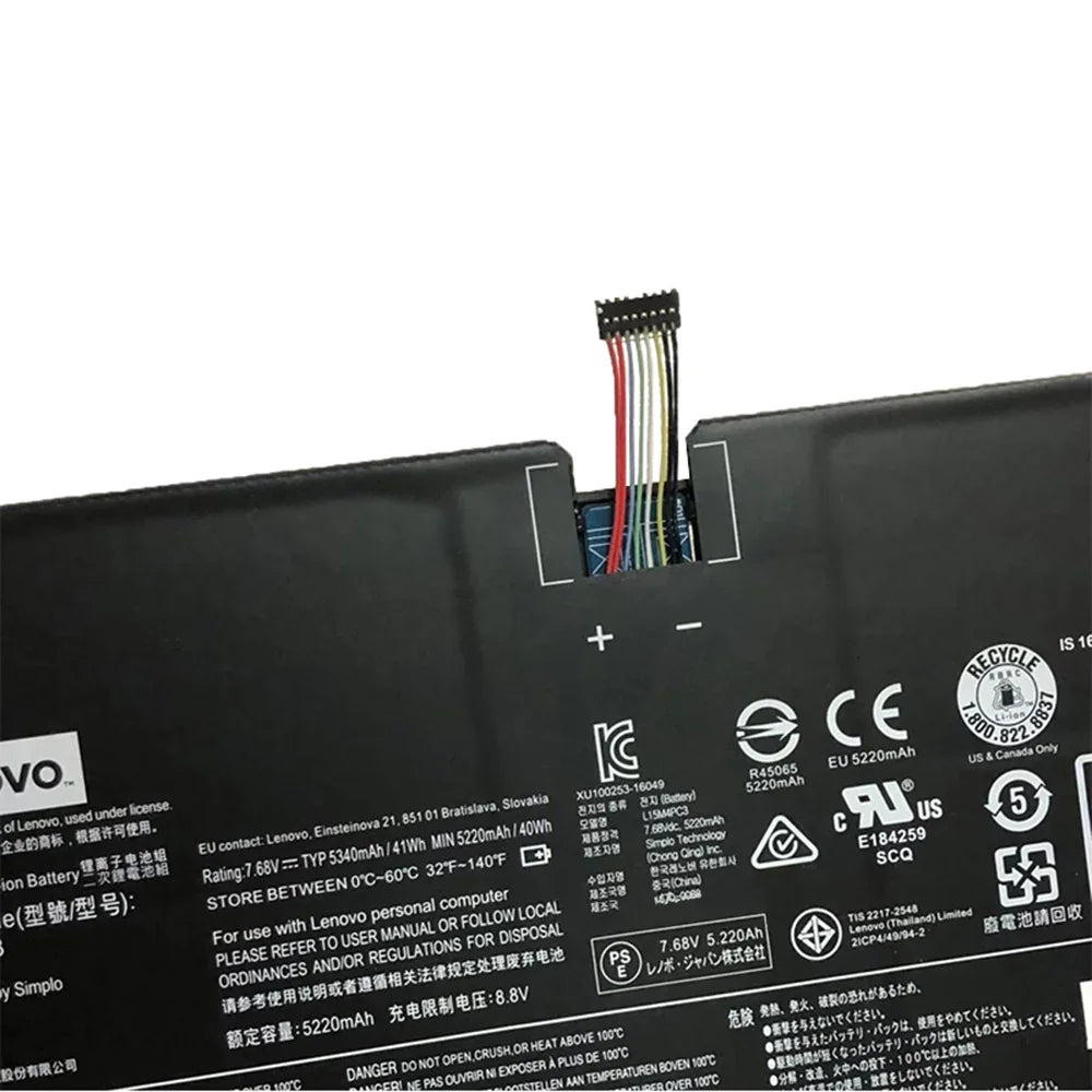 L15M4PC3 Genuine Lenovo IdeaPad Miix 720-12IKB(80VV), IdeaPad Miix 720-12IKB(80VV002NGE) Laptop Battery - eBuy UAE