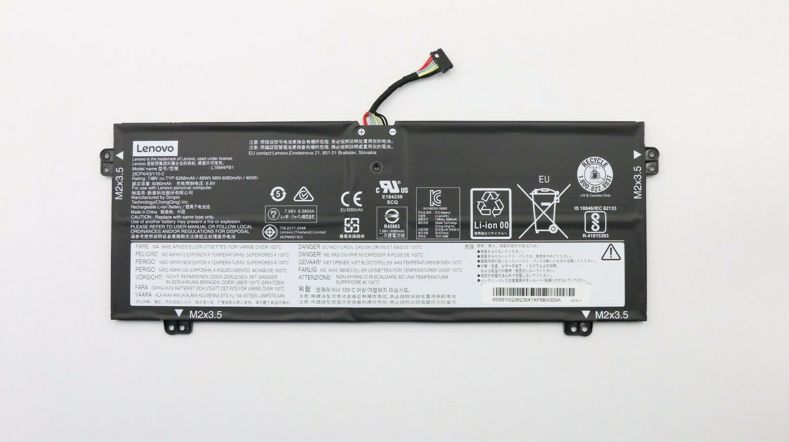 Genuine L16M4PB1 Lenovo Yoga 720-13IKB(80X60097GE), Yoga 720-13IKB(80X60098GE) L16C4PB1, L16L4PB1 Laptop Battery - eBuy UAE