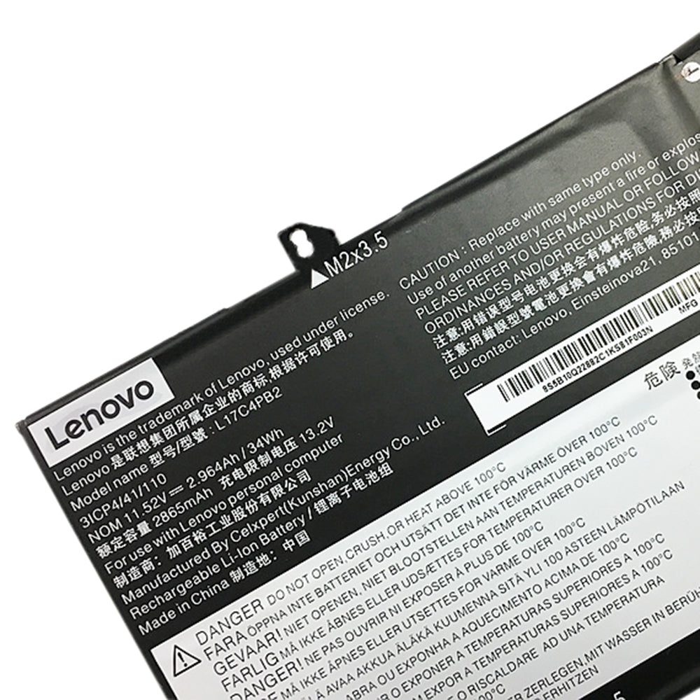 Genuine L17C4PB2 Lenovo Flex 6-14IKB-81EM0017US, Yoga 530S-14IKB 530S-15IKB Laptop Battery - eBuy UAE