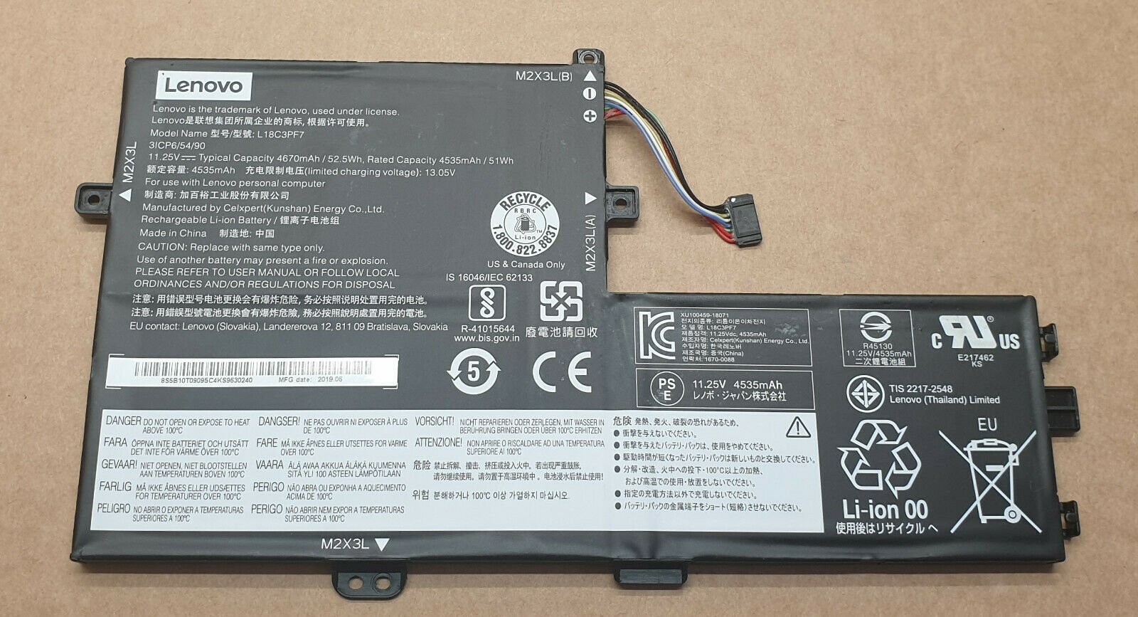 Genuine Lenovo ideapad S340-14IML/14API/14IIL/14IWL C340-15IWL/15IIL S340-15IWL/15API/15IIL Flex-15IWL Series L18M3PF7 L18C3PF7 L18M3PF6 L18C3PF6 L18L3PF2 Laptop Battery - eBuy UAE