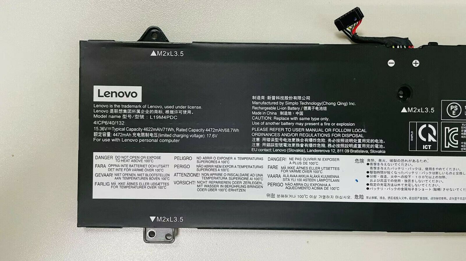 L19M4PDC Genuine Lenovo Yoga 14c ITL 2021, Yoga 7-15ITL5(82BJ006NGE) Laptop Battery - eBuy UAE