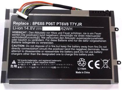 8P6X6 P06T PT6V8 T7YJR Dell Alienware M11x M14x R1 R2 R3 08P6X6 Laptop Battery - eBuy UAE