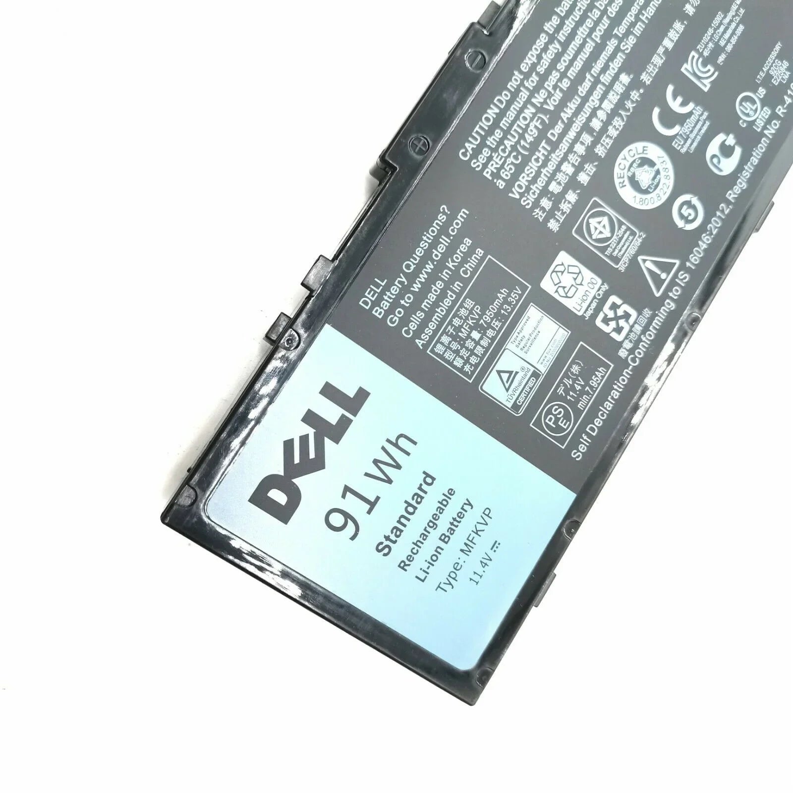 91Wh MFKVP Genuine Dell Precision 15 (7510) / 17 (7710) Laptop battery - eBuy UAE