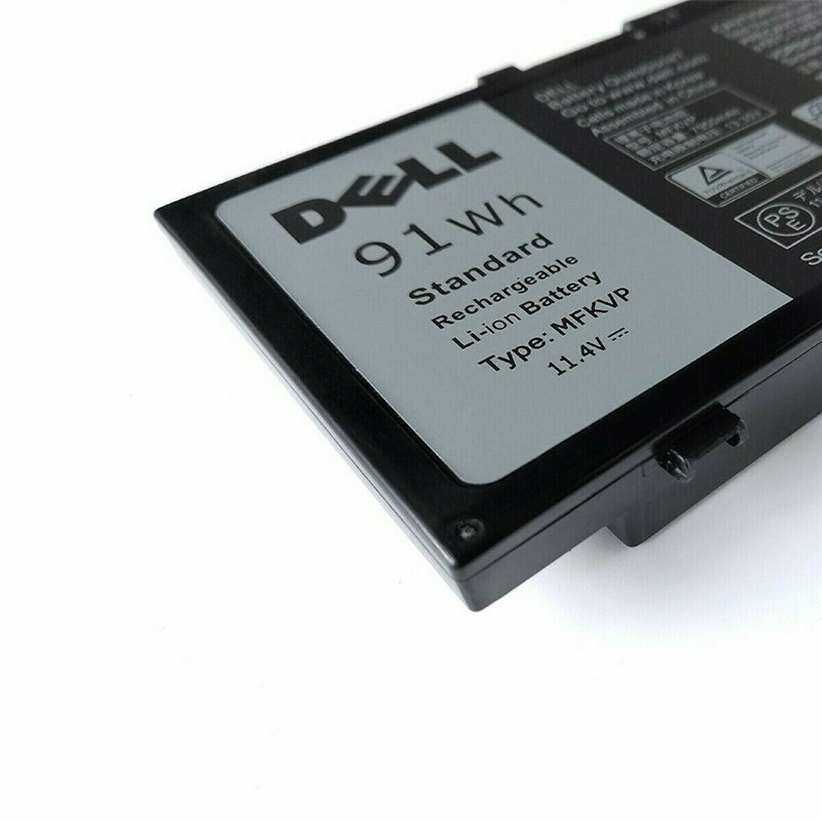 91Wh MFKVP Genuine Dell Precision 15 (7510) / 17 (7710) Laptop battery - eBuy UAE