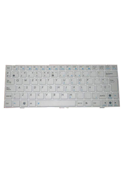 ASUS Eee PC 10 - 1000HE White Replacement Laptop Keyboard - eBuy UAE