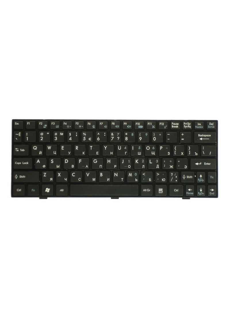 MSI U135 - U160 Black Replacement Laptop Keyboard - eBuy UAE