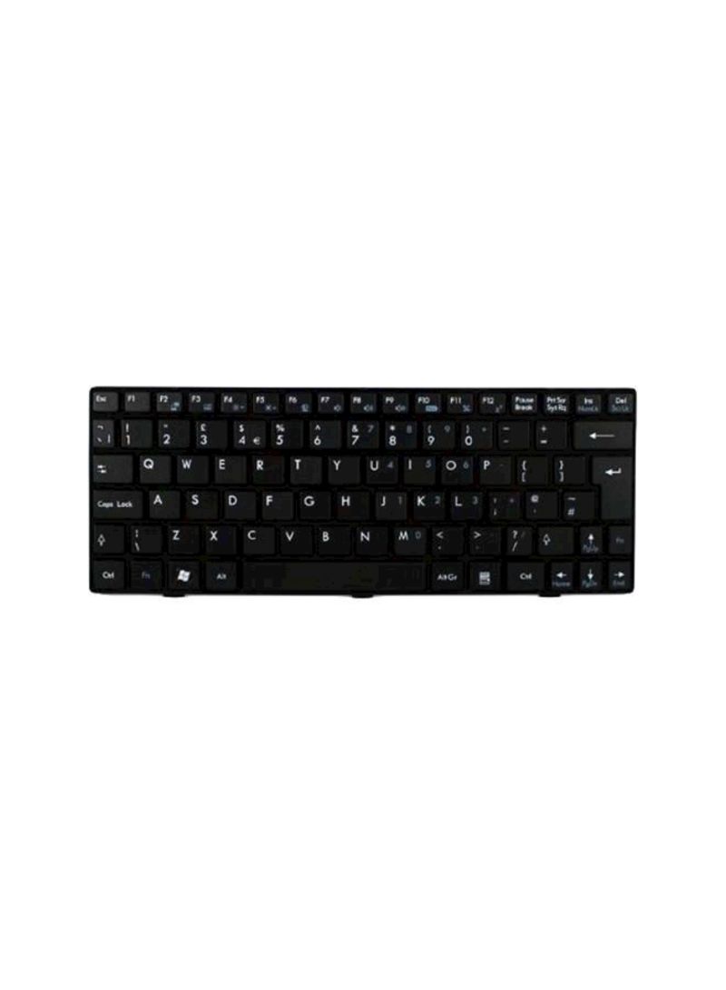 MSI U135 U160 With Frame Black Replacement Laptop Keyboard - eBuy UAE