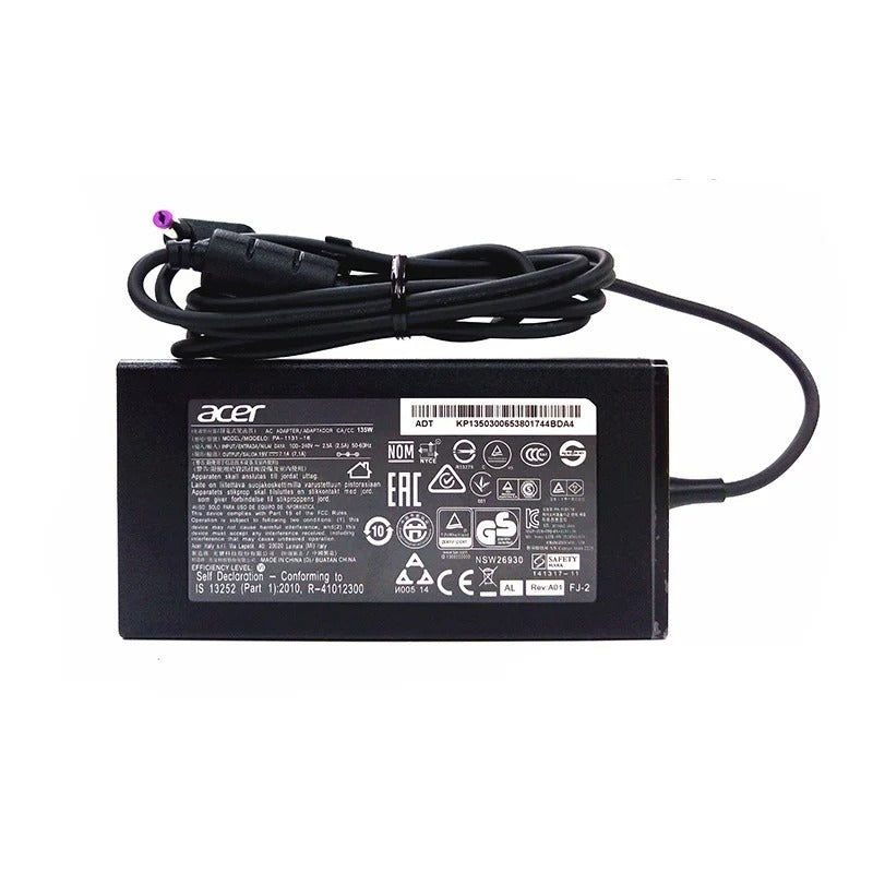 Genuine 135W 19V 7.1A purple tip AC Adapter For Acer Aspire V17 Nitro VN7-792G-59CL PA-1131-16 Laptop - eBuy UAE