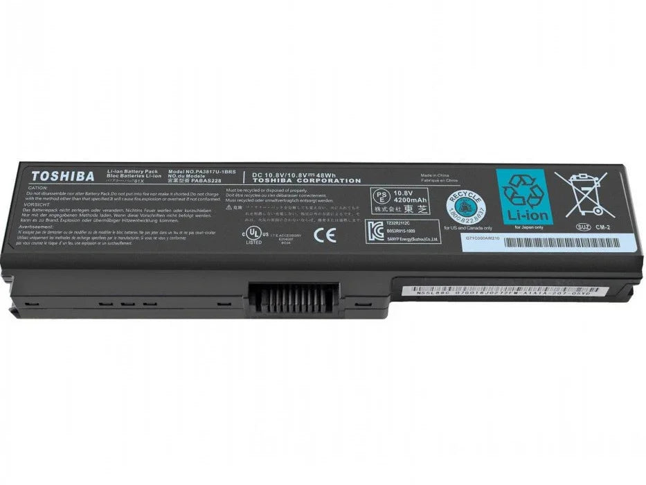Original PA3817U-1BAS Toshiba Satellite L700 L730 L750 C600D A600 A655 series PA3634U-1BRS Laptop Battery - eBuy UAE