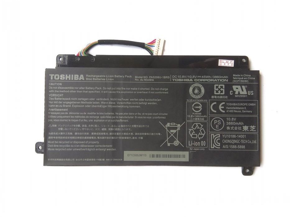 Original PA5208U-1BRS Toshiba Satellite P55W E45W E45W-C4200X E45W-C4200 P55W-C5204 Laptop Battery - eBuy UAE