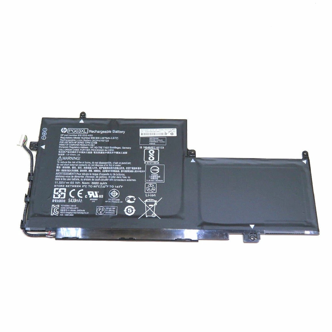 Original PG03XL HP Spectre X360 15-AP011DX, Gaming Pavilion 15-DK0006NP, HSTNN-LB7C Laptop Battery - eBuy UAE