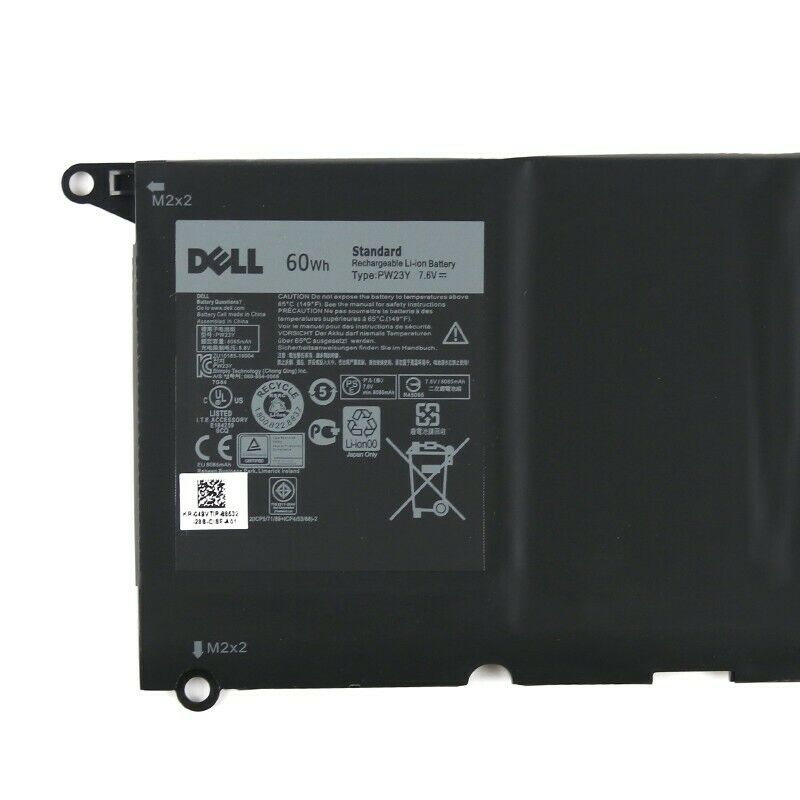 Genuine Dell XPS 13 9360 13-9360-D1605G D1605T D1609G D1505G D1509 D1705G D1805T D1805TG 0RNP72 TP1GT 0TP1GT RNP72 7.6V 60Wh Laptop Battery - eBuy UAE