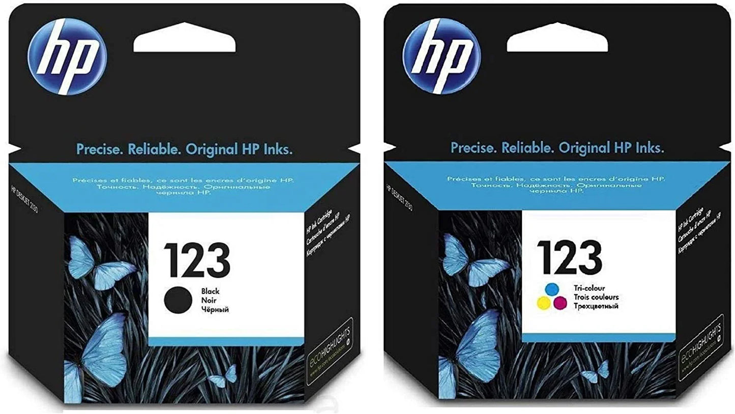 HP 123 Ink Cartridge Combo (Black & Color) - eBuy UAE