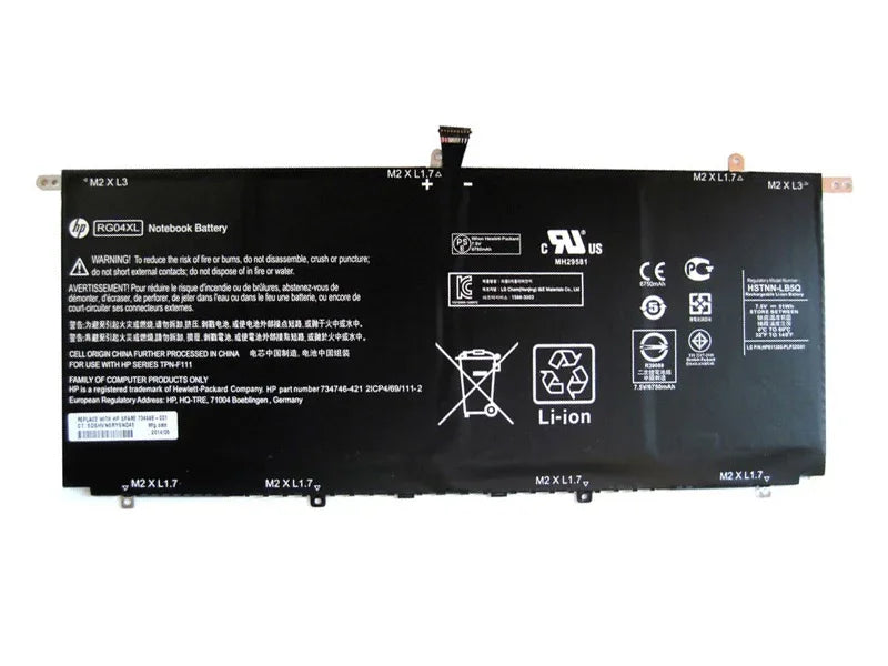 Original HP RG04XL HSTNN-LB5Q 734746-421 734746-221 For Spectre 13T-3000 Laptop Battery - eBuy UAE