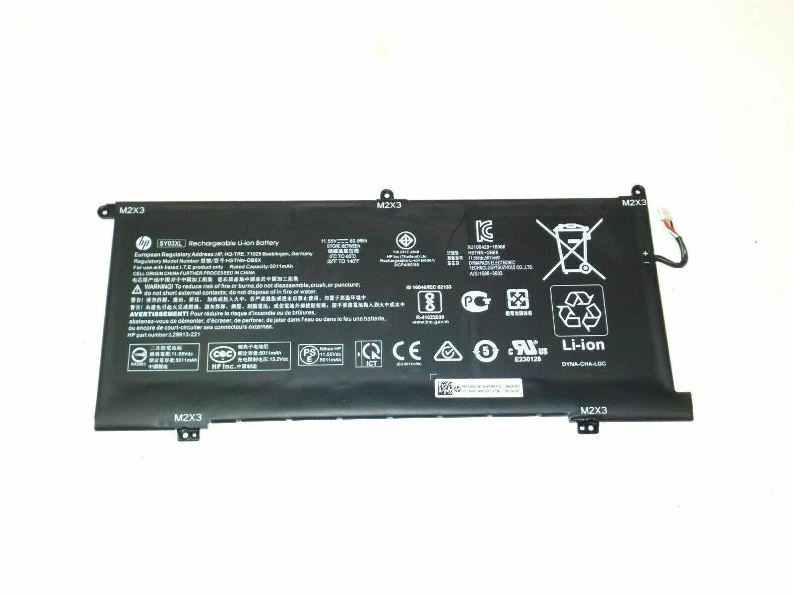 SY03XL Genuine HP Chromebook X360 14 G1 HSTNN-DB8X L29913-221 Laptop Battery - eBuy UAE