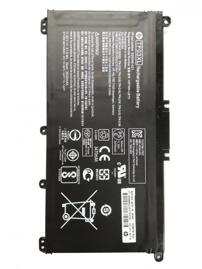 Original TF03XL HP Pavilion 15-CC000NO, Pavilion 15-CC 15-CD 15-CK 17-AR 15-CC610MS Laptop Battery - eBuy UAE