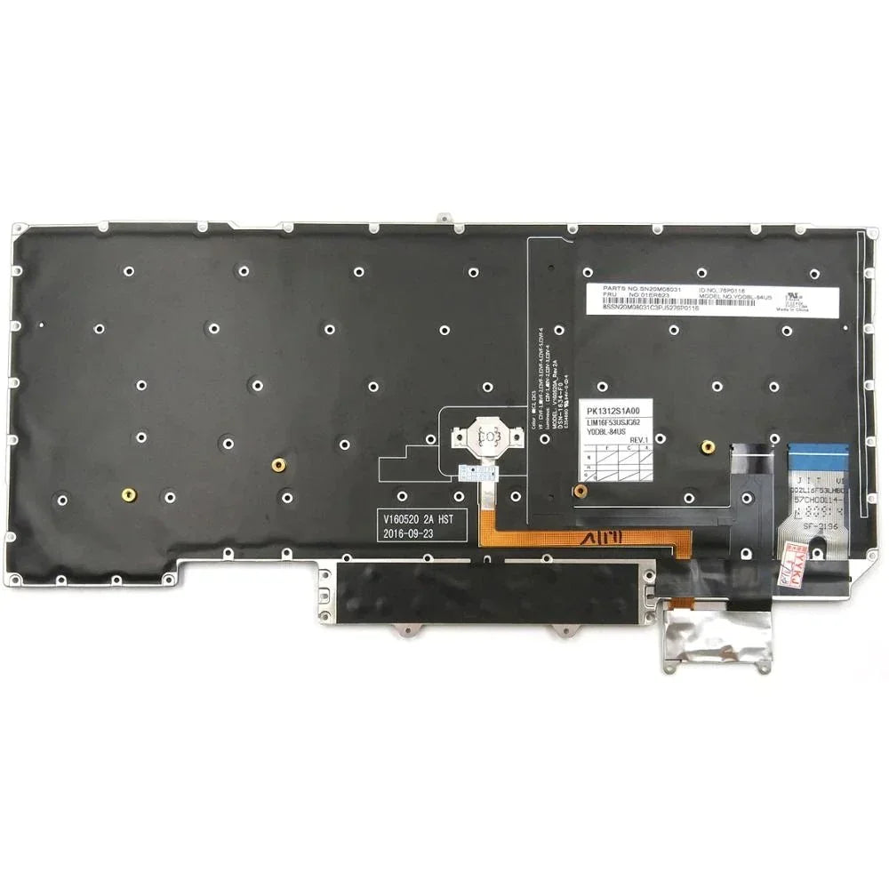 Lenovo Thinkpad X1 Carbon 6th Gen 2018 Type 20KH 20KG US Backlit Laptop Keyboard - eBuy UAE
