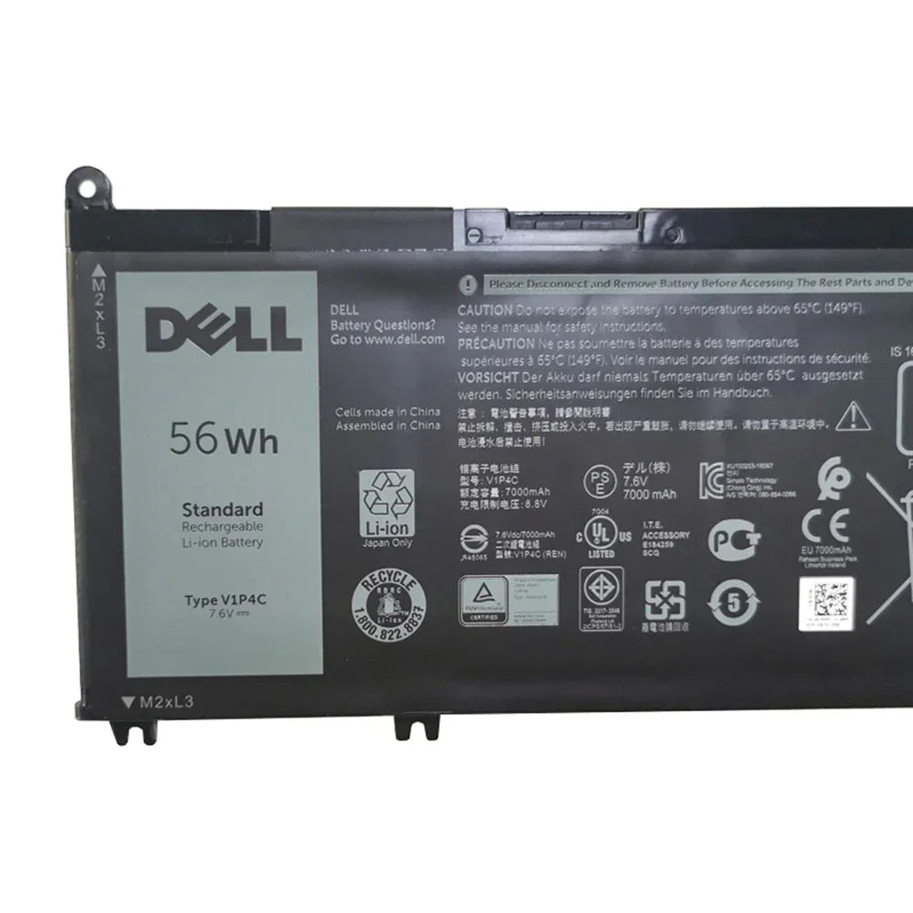 V1P4C Genuine Dell Chromebook 13 3380-6TXJ4, Inspiron 7486 Chromebook 14 2-in-1 Laptop Battery - eBuy UAE