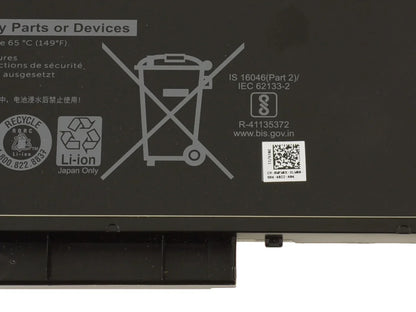 92wh Original VG93N Dell Precision 15 3520 Series Tablet WFWKK VG93N Laptop Battery - eBuy UAE