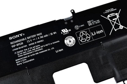 7.5V 4690mAh 36wh Original VGP-BPSE38 Sony Svp13 Pro13 Pro11 Ultrabook Vgp-bpse38 P13218 P13219 Laptop Battery - eBuy UAE