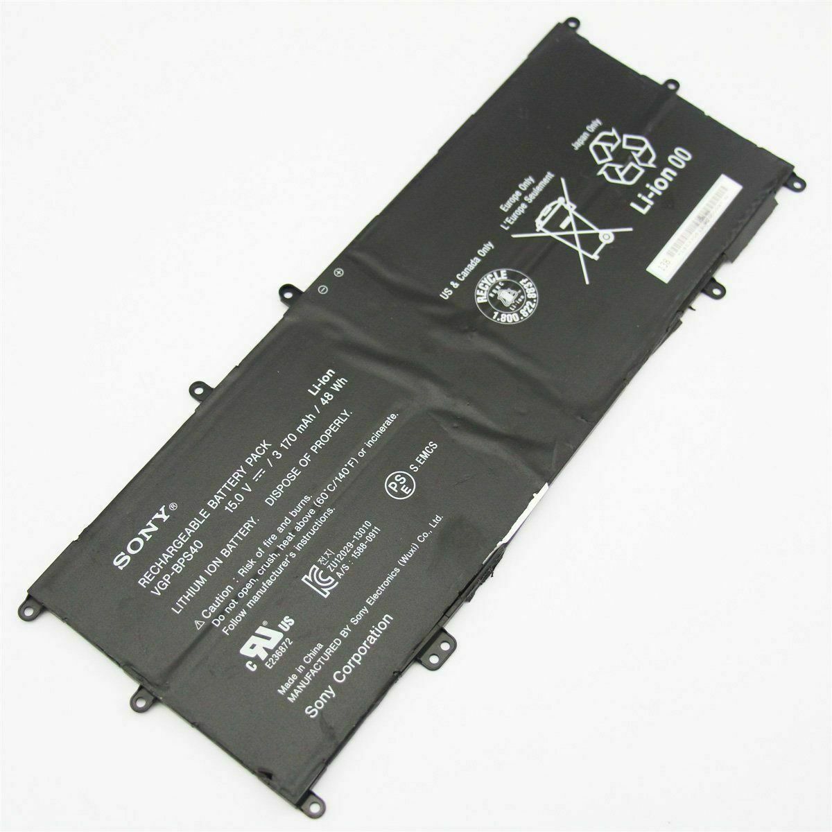 Original Sony VAIO SVF14N19SGB, BPS40 VGP-BPS40 3170mAh 4 cells Laptop Battery - eBuy UAE