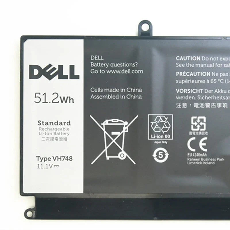 Original VH748 Dell Vostro 5460 5470 5560 V5460-2626 Notebook Laptop Battery - eBuy UAE