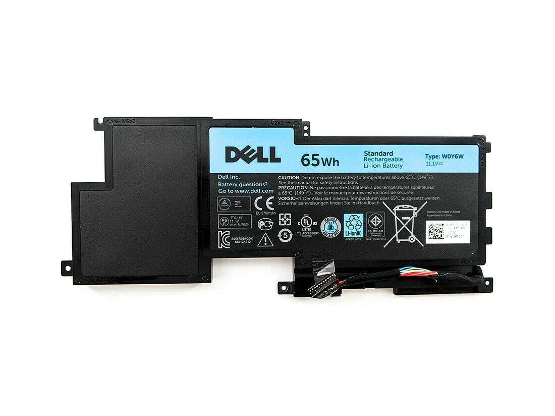 W0Y6W Genuine Dell XPS 15 (L521X Mid 2012), XPS15-3828 Series, XPS 15-L521x Series Laptop Battery - eBuy UAE
