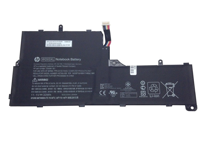 11.1V Original WO03XL HSTNN-IB5I 725606-001 Battery for HP Split X2 13-G100 13-G190LA 13-M001TU - eBuy UAE