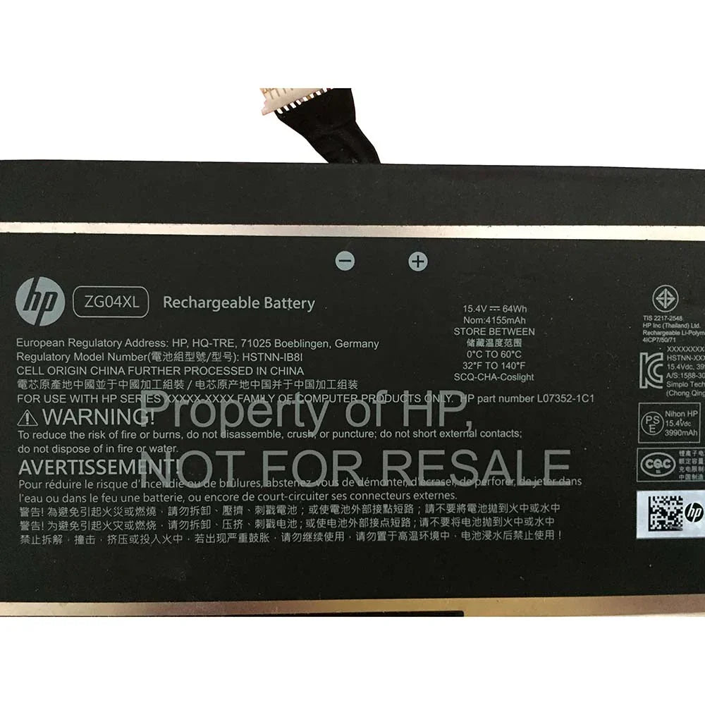 Original ZG04XL HP Zbook Studio X360 G5 EliteBook 1050 G1, L07046-855 Laptop Battery - eBuy UAE