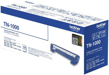 Brother Laser Toner Cartridge - TN1000, TN-1000 Black