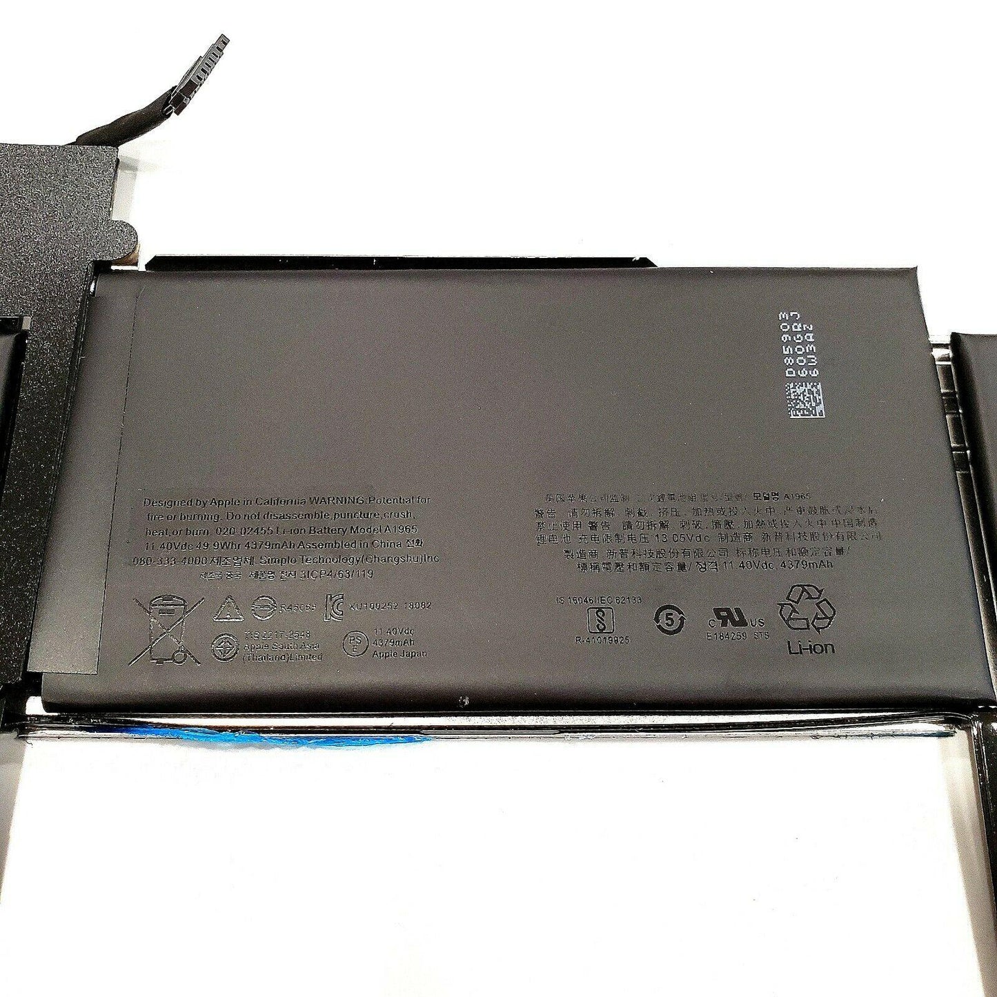 Apple A1932 A2179 2020 A1965 (2018-2019) for MacBook Air 13 inch Laptop Battery (11.4V 55Wh/4800mAh) A1965 - eBuy UAE