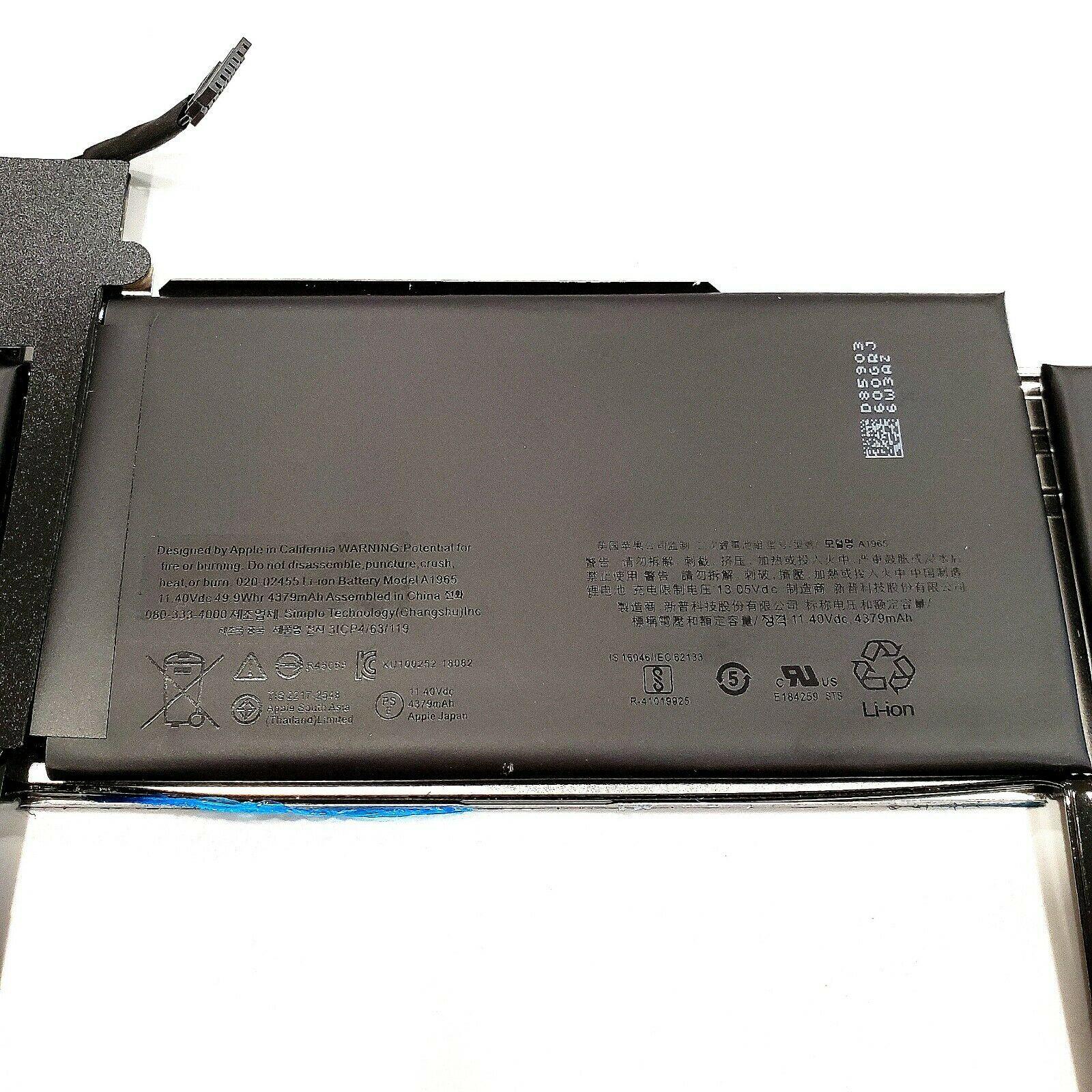 Apple A1932 A2179 2020 A1965 (2018-2019) for MacBook Air 13 inch Laptop Battery (11.4V 55Wh/4800mAh) A1965 - eBuy UAE